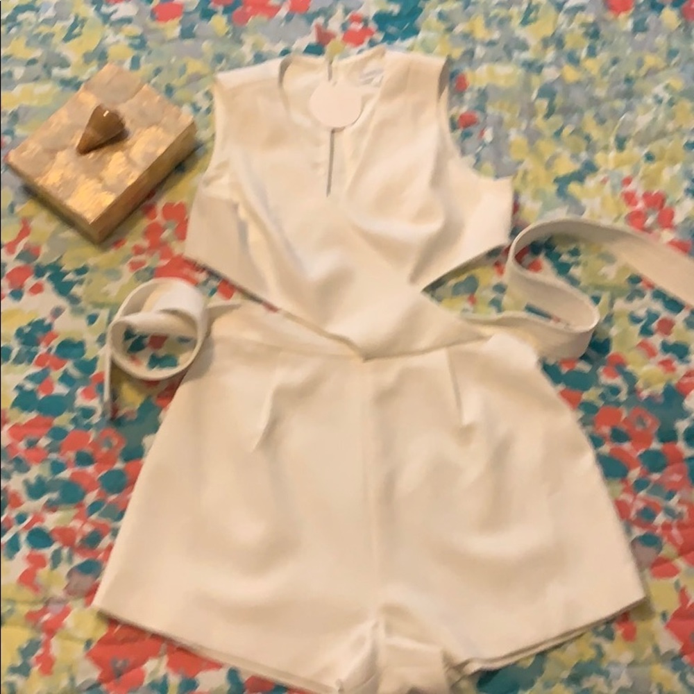 Beautiful Cream cut out Romper